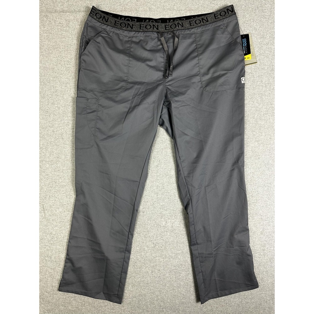 Maevn EON Cargo Pants‎ Mens 44x30 2XL Gray Stretch Scrub Medical Workwear UPF40+